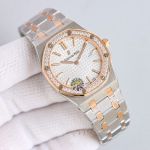 Audemars Piguet Lady Royal Oak Series Swiss Quartz Movement 33mm Two-tone Rose Gold Watch